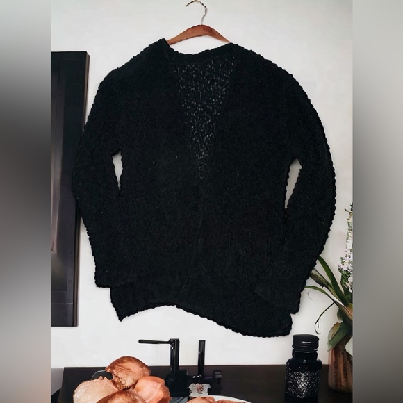 Large Girls Black Cardigan - Picture 1 of 3